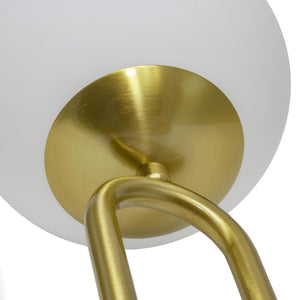 Lampada moderna pendente bronzo LED G9 luce sospensione lampadario globo sfera vetro illuminazione tavolo cucina soggiorno 230V