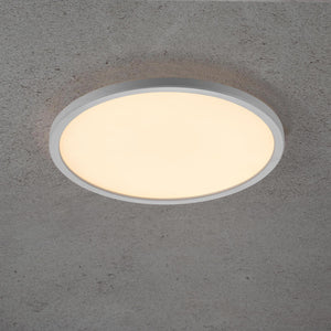 Plafoniera moderna per esterno IP44 LED 42W luce 3 STEP resa 362W lampada soffitto parete bagno cantina garage 48cm 230V