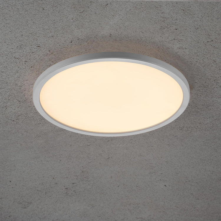 Plafoniera moderna per esterno IP44 LED 42W luce 3 STEP resa 362W lampada soffitto parete bagno cantina garage 48cm 230V