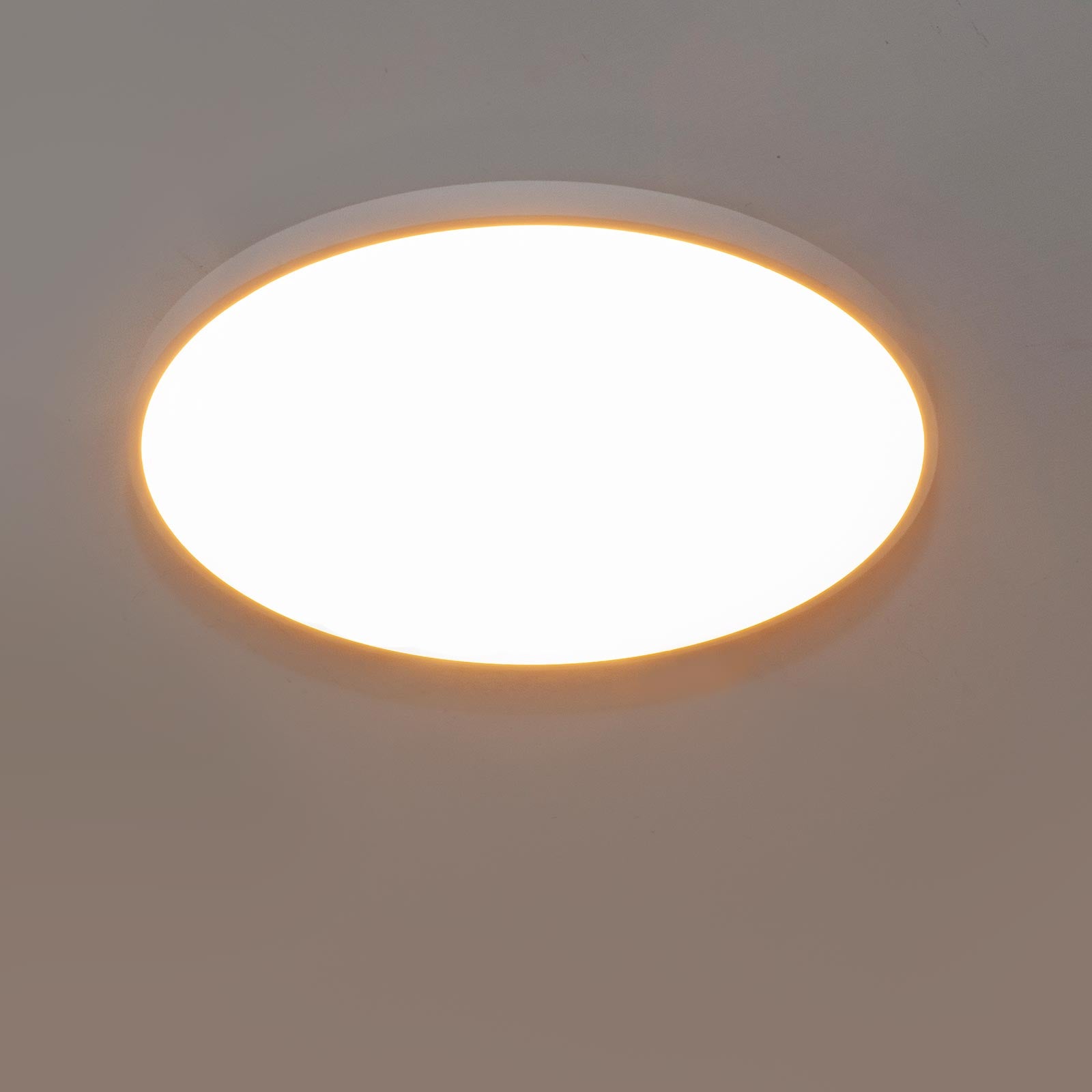 Plafoniera moderna per esterno IP44 LED 42W luce 3 STEP resa 362W lampada soffitto parete bagno cantina garage 48cm 230V