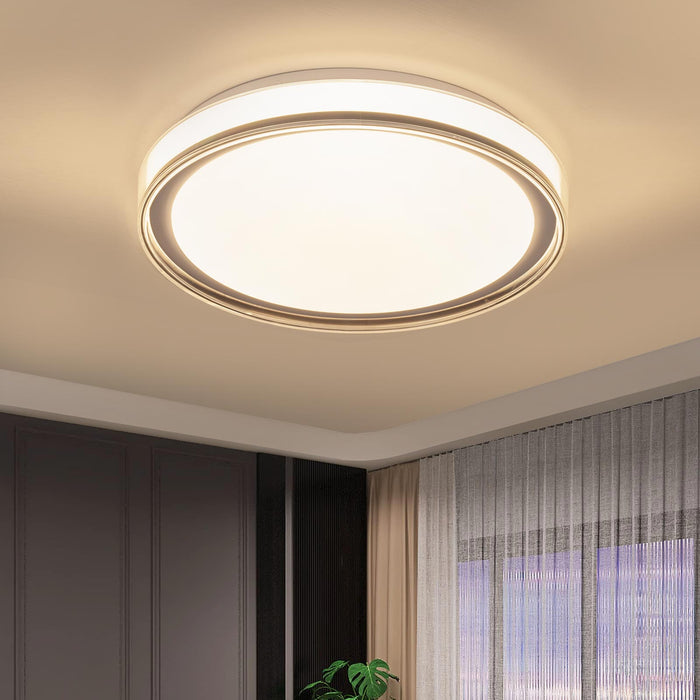 PLEADA Plafoniera LED 36W RGB CCT elegante lampada tonda soffitto parete luce colorata dimmerabile cucina camera letto telecomando 230V