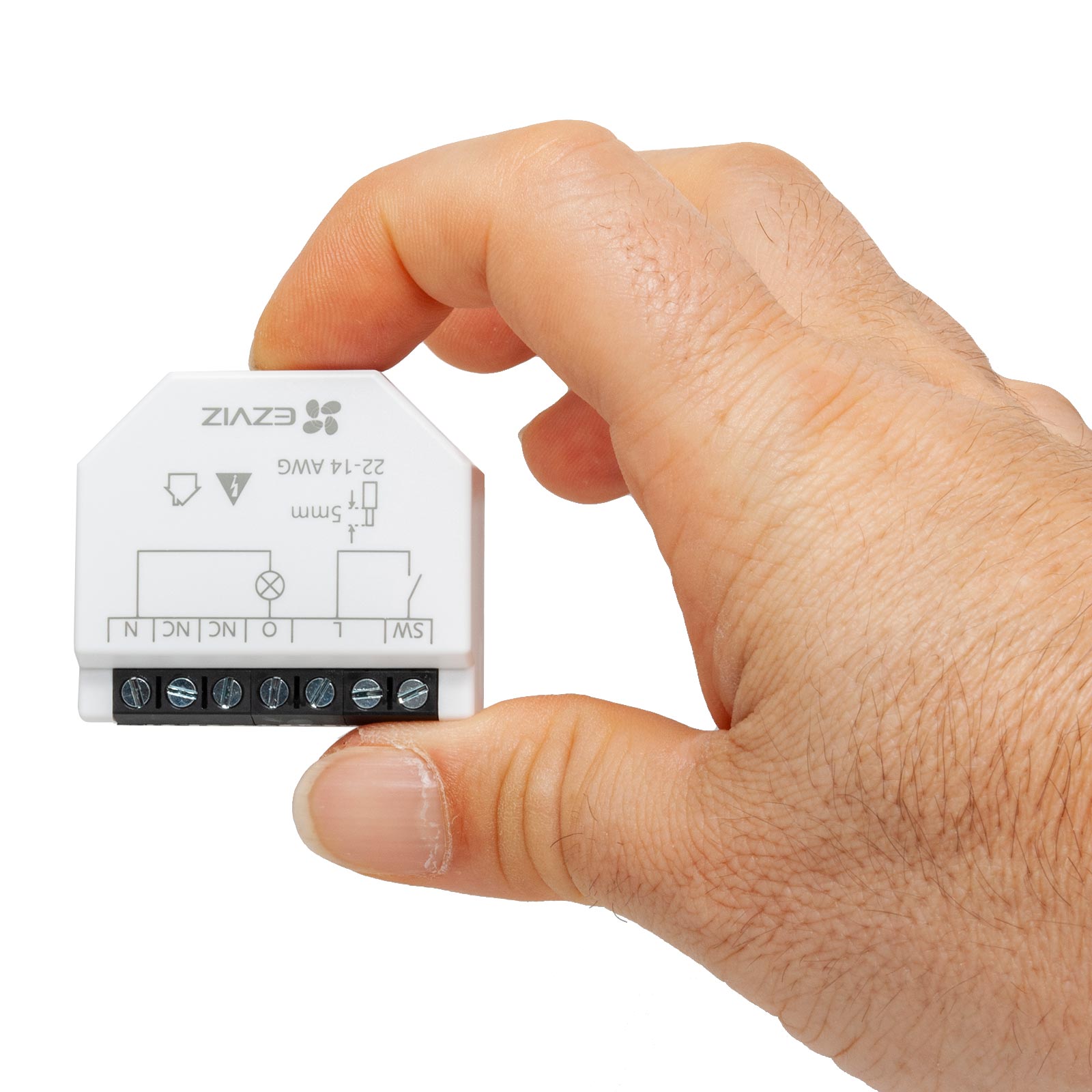 Mini rele EZVIZ impianti domotica interruttore 1 CH canale SMART WiFi controllo luci compatibile APP Alexa e Google