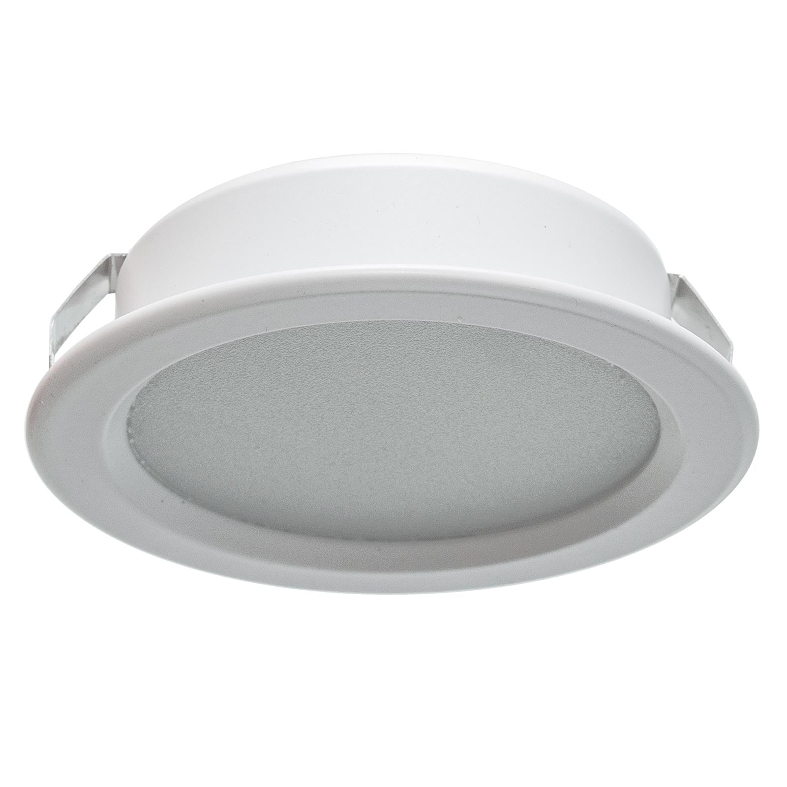 Faretto slim LED 3W bianco incasso 60mm diffusore opaco basso consumo luce moderna cappa cucina mensole mobili IP20 230V 3000K