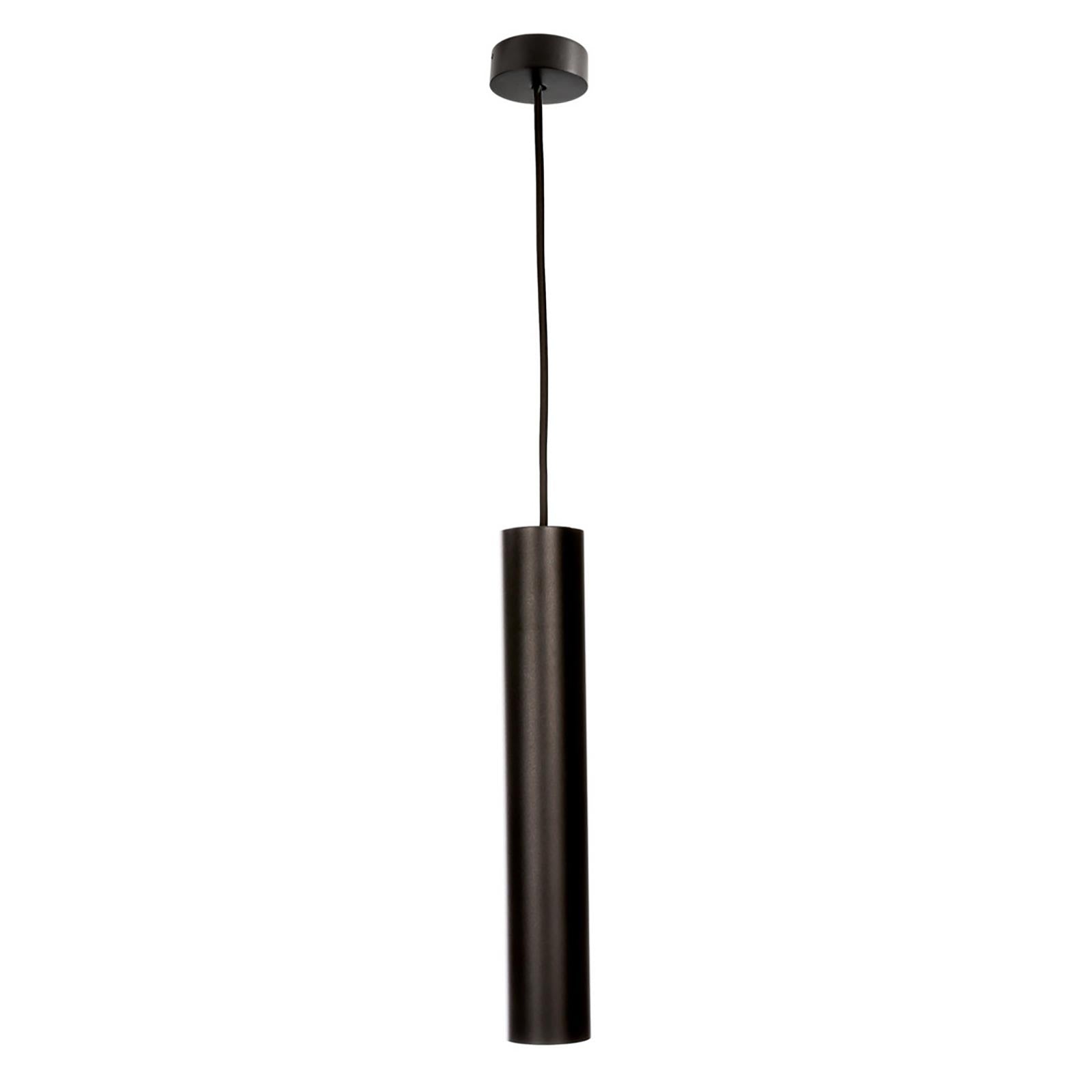 CAN 350 Lampada pendente minimal sospensione moderna cilindro LED GU10 luce tavolo cucina bancone bar ristorante 230V NERO