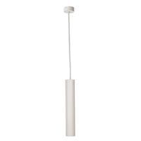 CAN 350 Lampada pendente minimal sospensione moderna cilindro LED GU10 luce tavolo cucina bancone bar ristorante 230V BIANCO