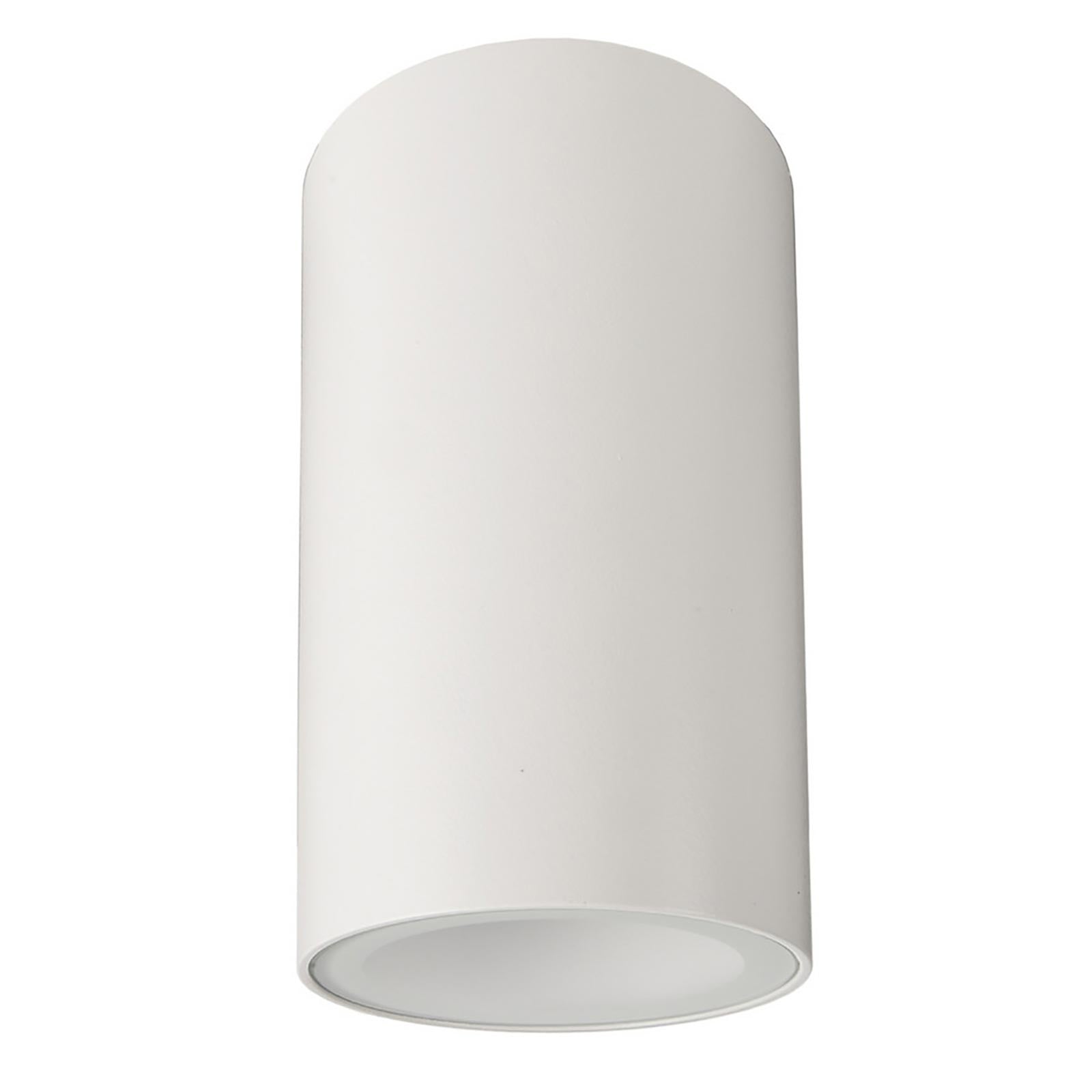 CAN Faretto soffitto esterno IP44 plafoniera cilindro LED GU10 8W luce bagno cucina balcone giardino 230V BIANCO 