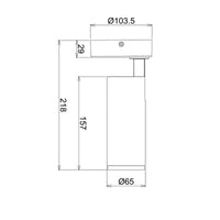 LUCEA TILT Faretto SPOT orientabile soffitto LED 10W dimmerabile plafoniera moderna 2700K luce negozio vetrina RA90 NERO