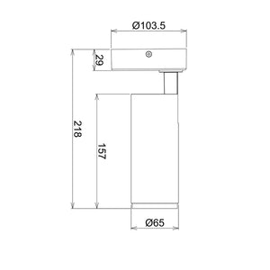 LUCEA TILT Faretto SPOT orientabile soffitto LED 10W dimmerabile plafoniera moderna 2700K luce negozio vetrina RA90 NERO