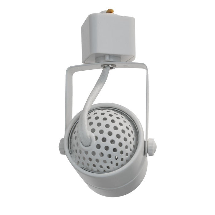 Faretto led 8W per binario monofase, Proiettore Orientabile, Attacco Lampadina GU10, Track sistema illuminazione binario, Vetrina Bianco luce 3000K