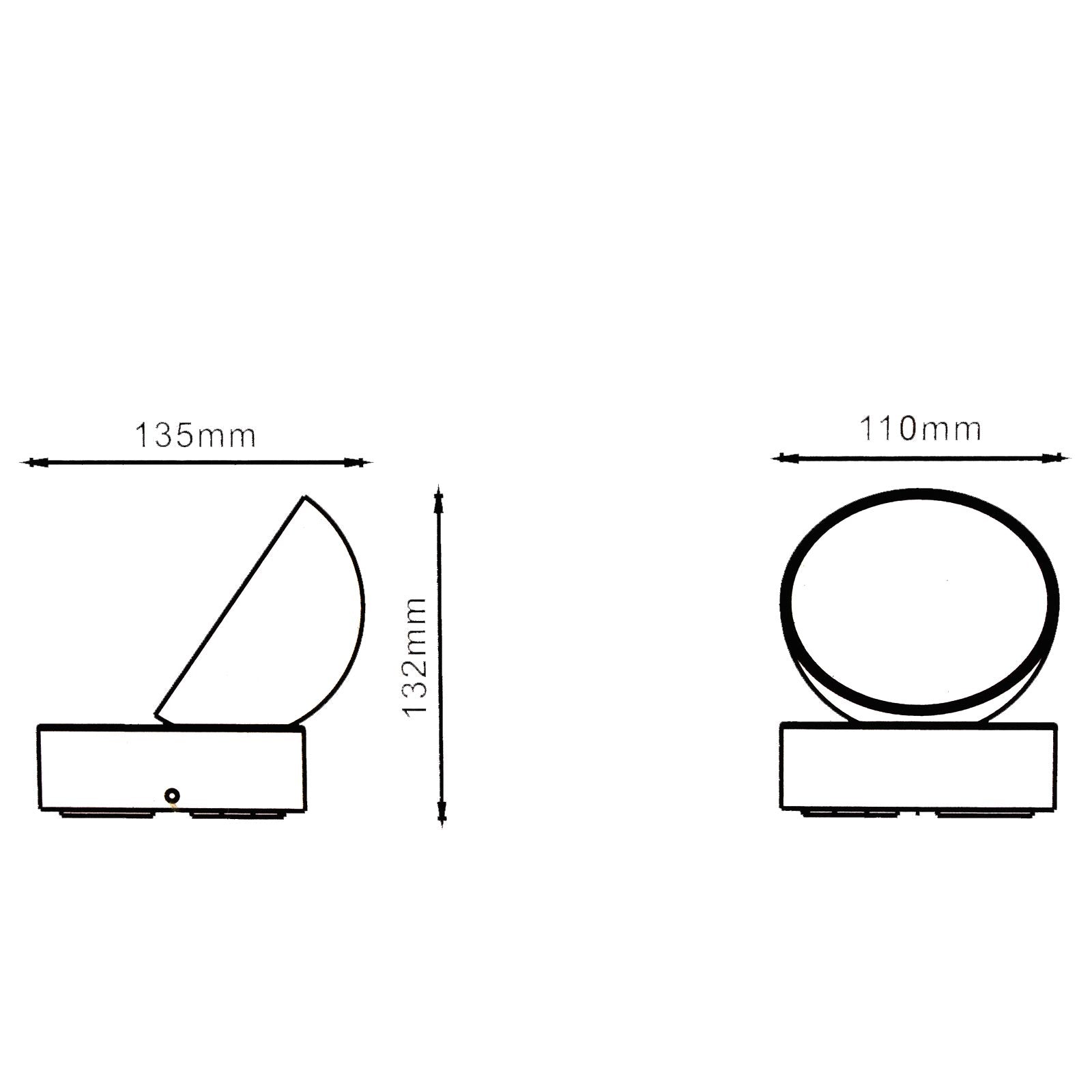 Applique parete orientabile IP54 impermeabile LED 12W interruttore luce CCT da 3000K a 6500K lampada giardino terrazza balcone ingresso GRIGIO SCURO