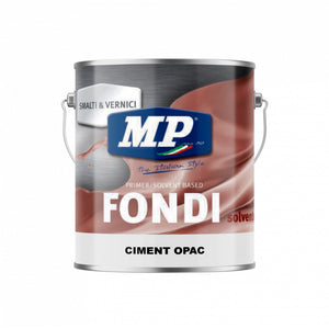 Ciment Opac Bianco 500Ml-Smalto Sintetico Di Fondo Riempitivo Antimacchia Specifico Per Superfici In Legno-Colorificio Mp