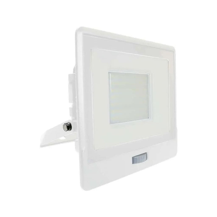 Flottale PIR a LED da 50 W Samsung Chip White Body 6500K