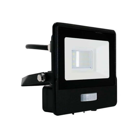 Floodlight LED Sensore LED da 10 W Samsung Chip Black Body 6500K 1M Cavo