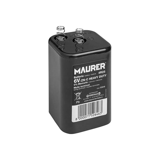 Batteria Per Lampada Stradale 6V E 7,0Ah Con Terminali A Molle-Maurer