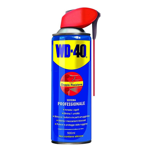 Wd-40-Sbloccante Lubrificante Spray Multifunzione 500Ml Con Sistema Di Doppia Posizione Dell'Erogatore-Bigmat