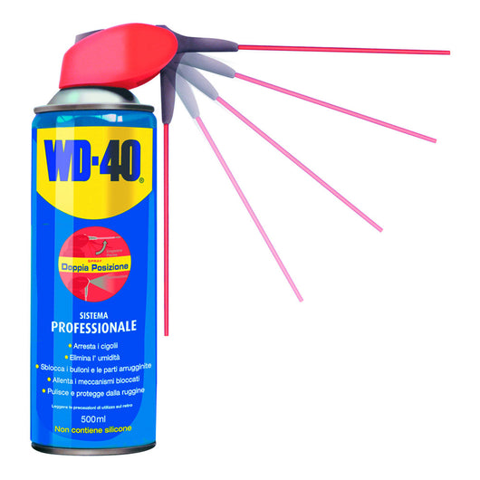 Wd-40-Sbloccante Lubrificante Spray Multifunzione 500Ml Con Sistema Di Doppia Posizione Dell'Erogatore-Bigmat