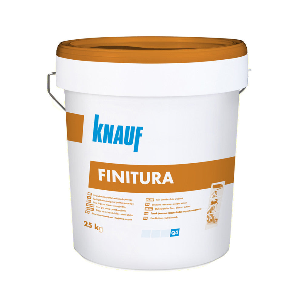 Finitura-Stucco In Pasta A Base Vilinica Ideale Per La Rasatura A Superficie Piena Q3-Q4 20 Kg-Knauf