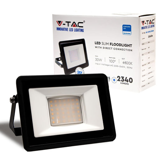 Floodlight a LED da 30 W Samsung Chip Black Body 6500K