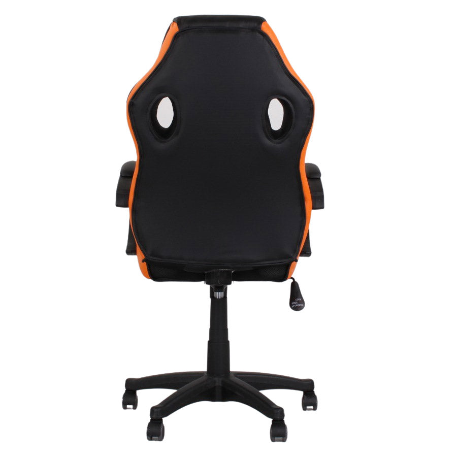 Sedia Gaming 59x120 cm in Similpelle Arancio