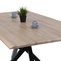 Tavolo da Pranzo 160x76x90 cm in Legno Nobilitato Naturale