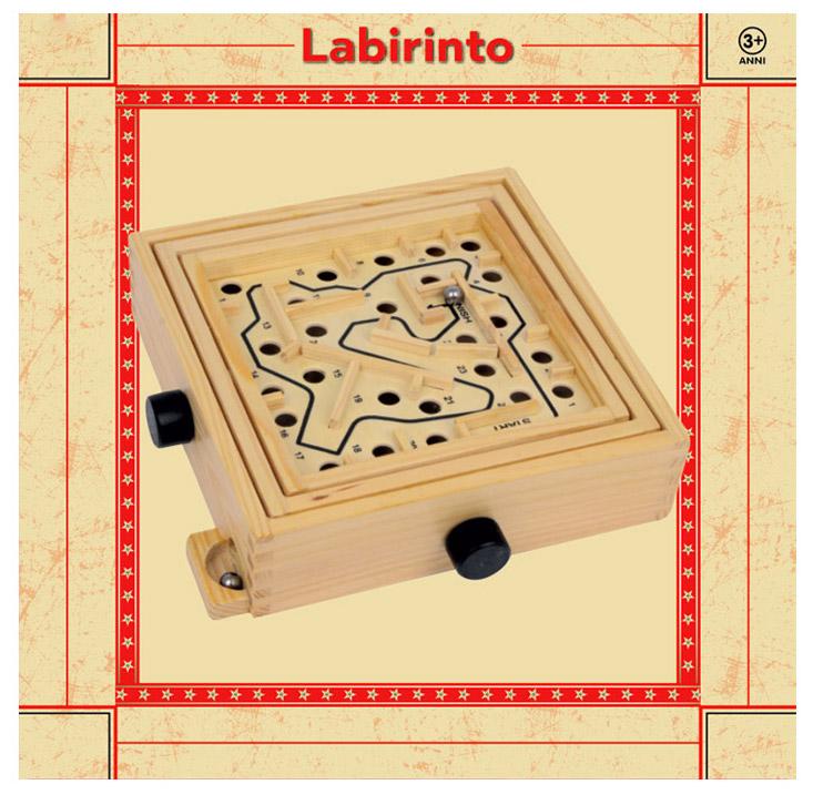 Gioco Labirinto 21x5x21 cm in Legno