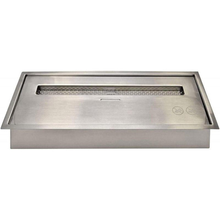 Bruciatore a Bioetanolo per Camini 45x18,7x9,5 cm 3,5L in Acciaio Inox