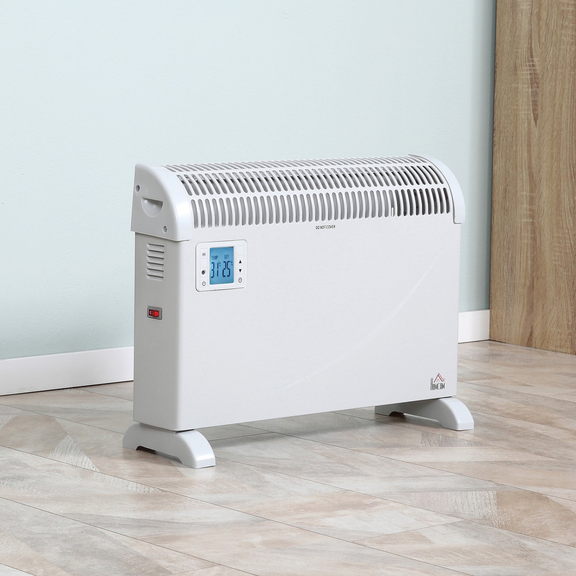 Termoventilatore da Parete o Appoggio 2000W 58,5x20x43 cm Bianco