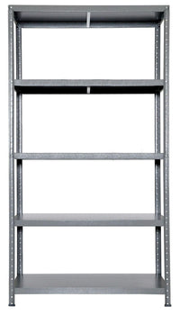 Scaffale in Metallo 5 Ripiani 100x40x187 cm  Ettore Grigio Martellato