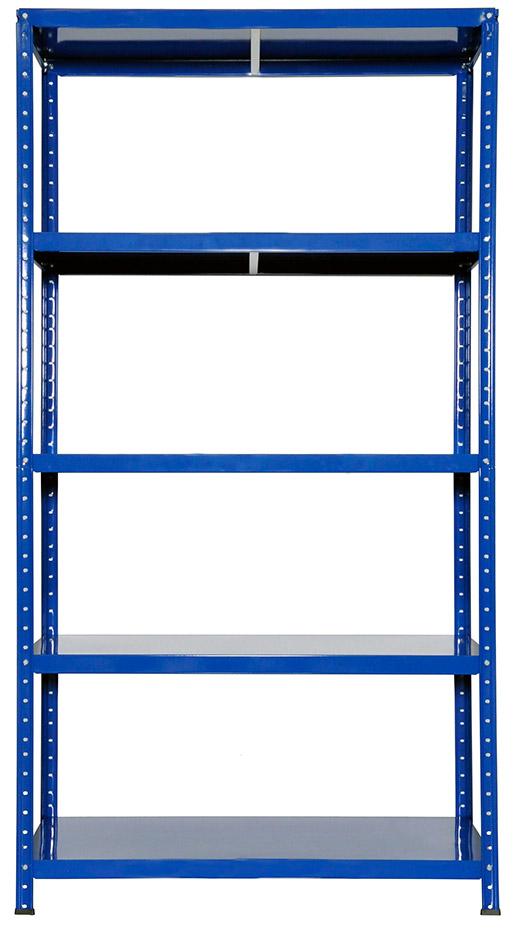 Scaffale in Metallo 5 Ripiani 100x40x187 cm  Ettore Blu