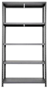 Scaffale in Metallo 5 Ripiani 100x40x187 cm  Ettore Grigio