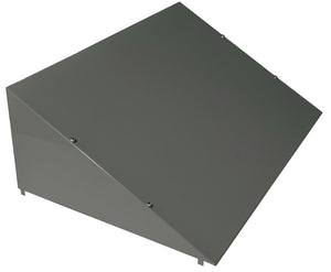 Tetto Inclinato 60x40x20 cm per Armadio in Metallo Verniciato Grigio Chiaro