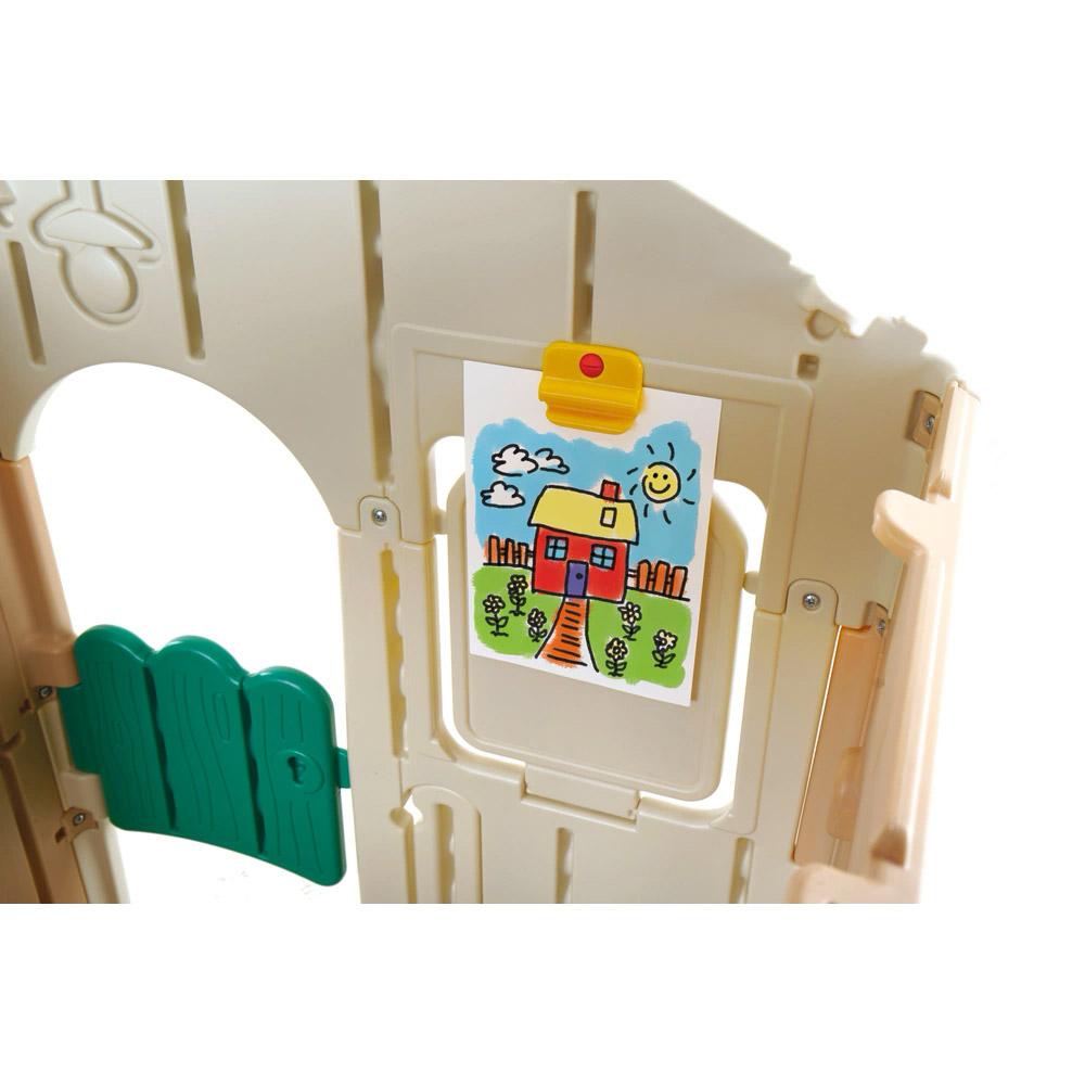 Casetta Gioco per Bambini 106x123x126 cm in Plastica Country Manor