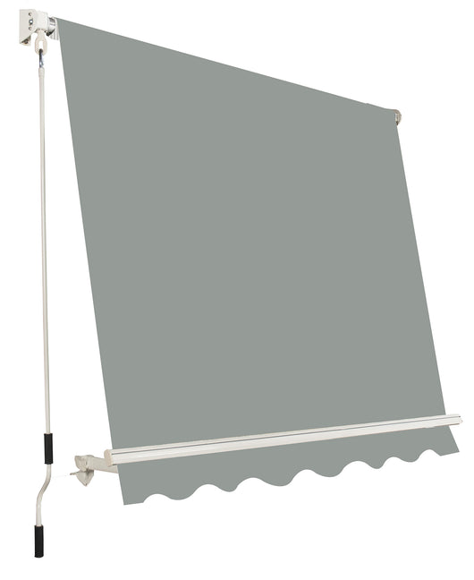 Tenda da Sole a Caduta con Bracci 245x245 cm Grigio