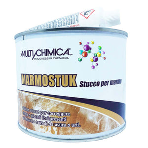 Stucco per marmo riparazione crepe e piccoli fori 500 ml Multichimica Marmostuk