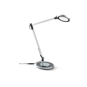 Lampada Da Scrivania Moderna Futura Alluminio-Plastiche Cromo Led 12,5W 4000K