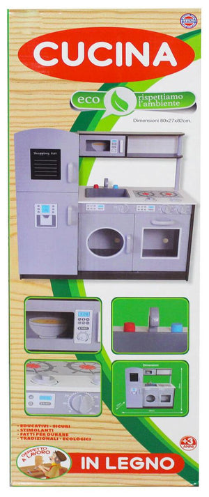 Cucina Giocattolo per Bambini 80x27x82 cm in Legno