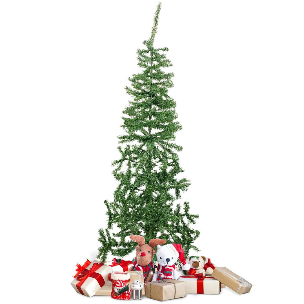 Albero di Natale 180H cm 342 rami pieghevoli in PVC abete artificiale