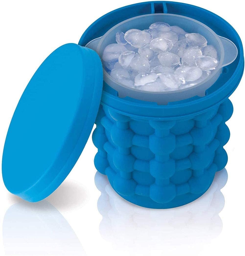 Secchiello in silicone per ghiaccio ice genie doppio utilizzo