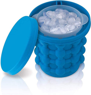 Secchiello in silicone per ghiaccio ice genie doppio utilizzo