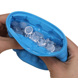 Secchiello in silicone per ghiaccio ice genie doppio utilizzo