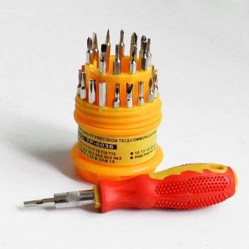 Set cacciaviti 32 pz punte croce taglio torx intercambiabili