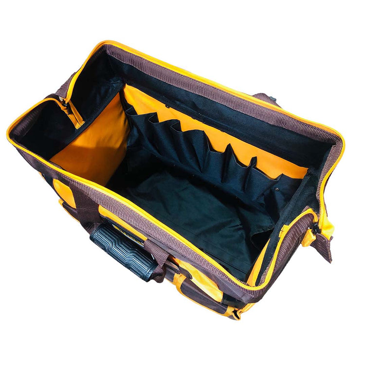 Borsa porta attrezzi 19 tasche base rigida Portattrezzi utensili trolley Ingco HRRTB2015