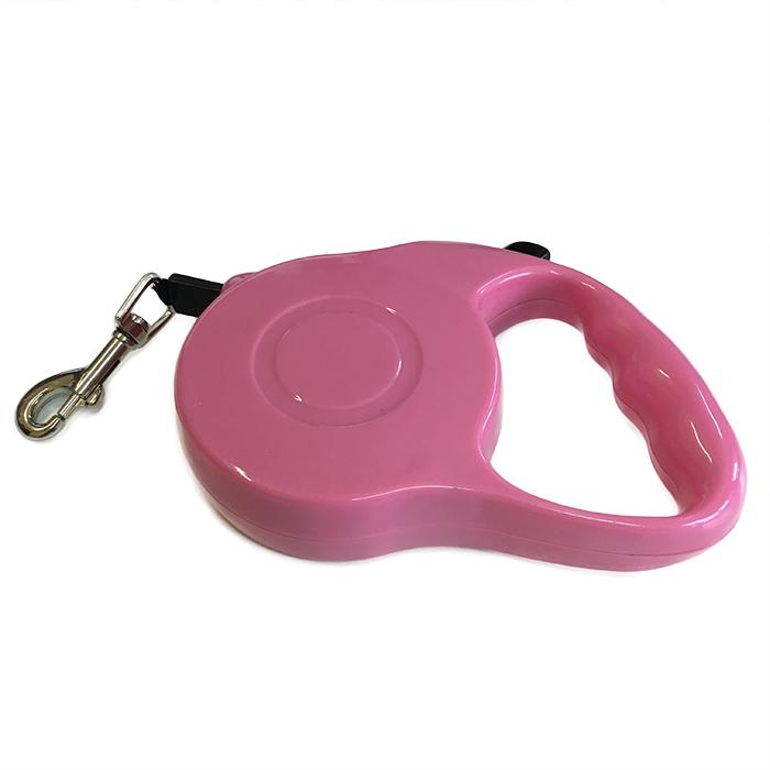 Guinzaglio estendibile per cani - Max 15 kg - Colore Rosa - Start&Stop