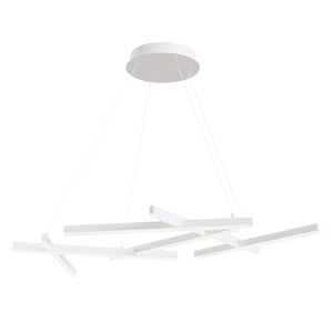 Lampada pendente Modern in Alluminio Line Bianco