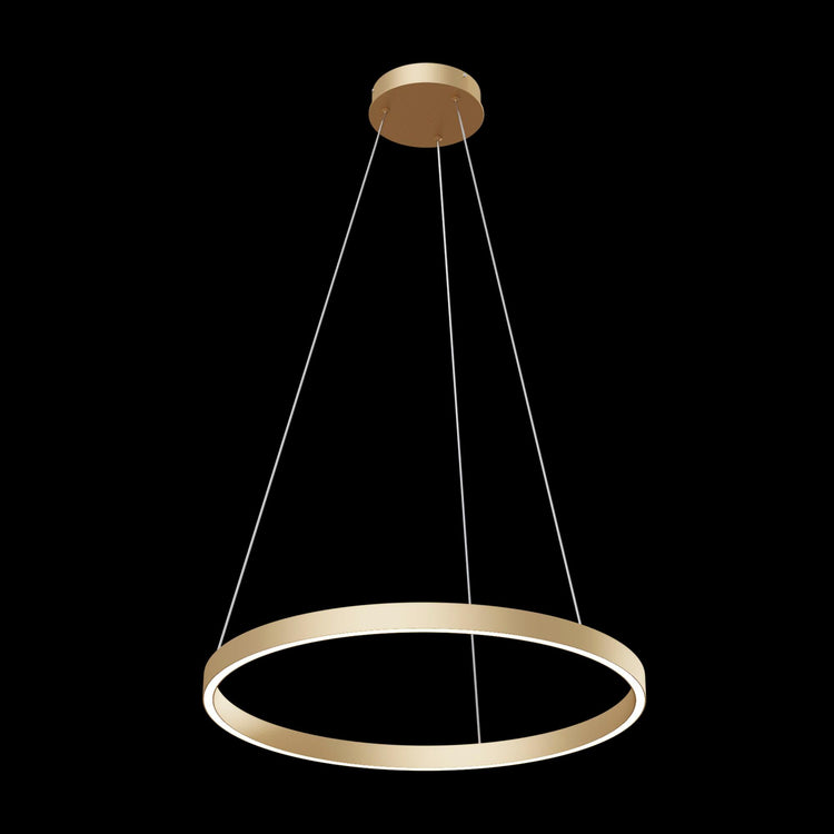 Lampada pendente Modern in Alluminio Rim Ottone