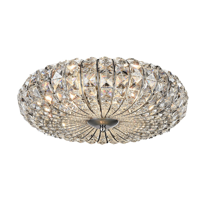 Lampadario Modern in Metallo Broche Nickel