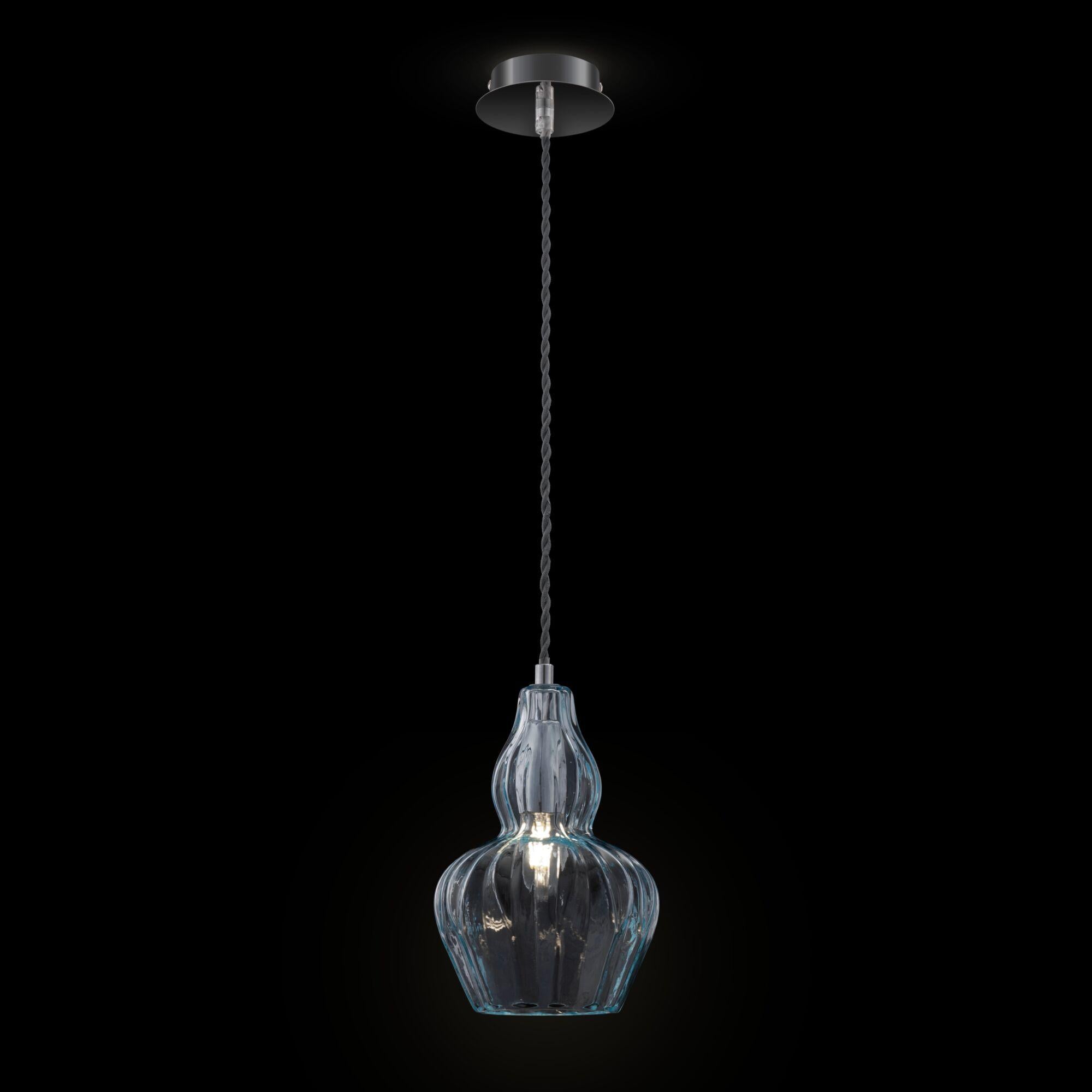 Lampada pendente Pendant in Metallo Eustoma Nickel