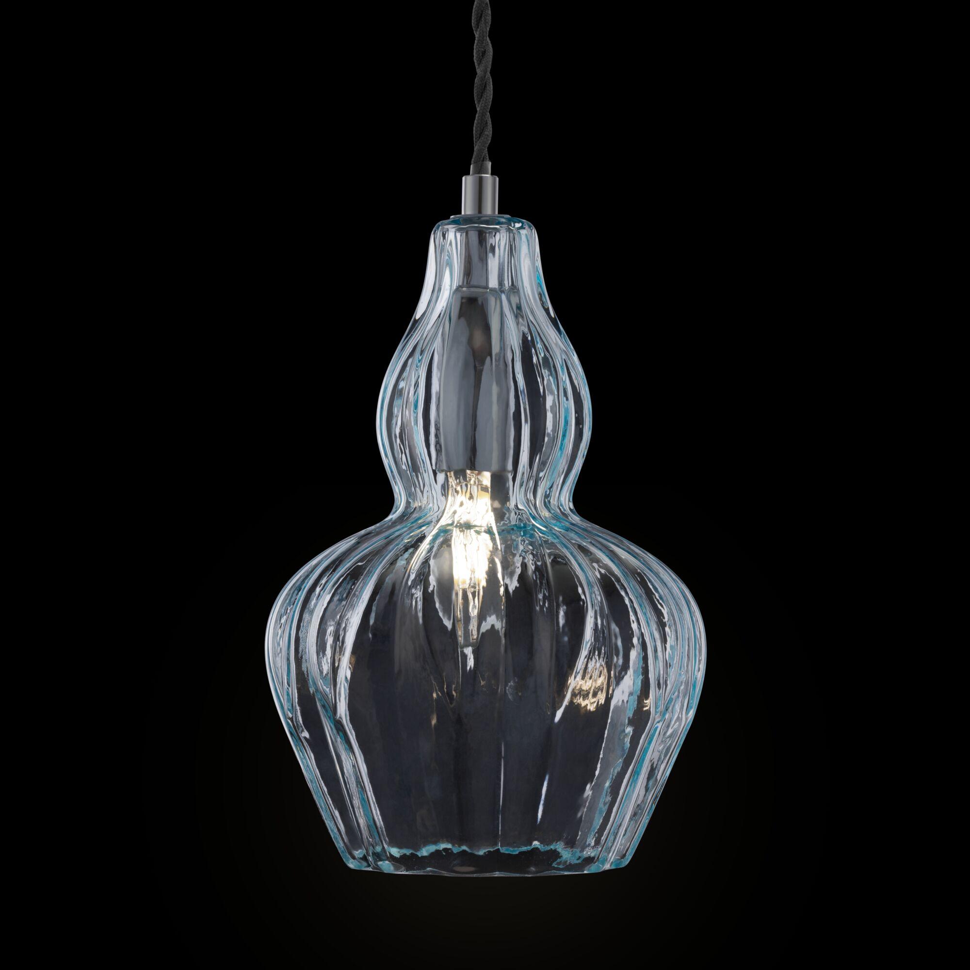 Lampada pendente Pendant in Metallo Eustoma Nickel