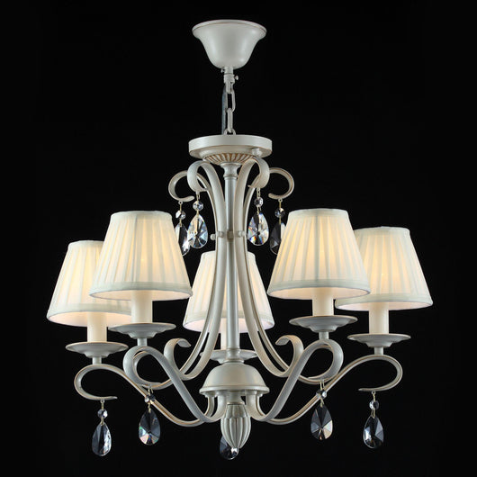 Lampadario Elegant in Metallo Brionia Beige