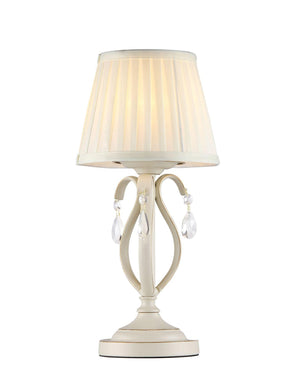 Lampada da tavolo Elegant in Metallo Brionia Beige